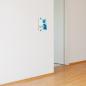Preview: Tuerschild VITRUM A Glasschild fuer Buero 160 160 mm